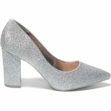 Pantofi dama Fausta, Argintiu 38