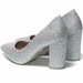 Pantofi dama Fausta, Argintiu 37